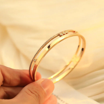 [Sophire Jewelry]Move Romane Diamond Bangle Bracelet