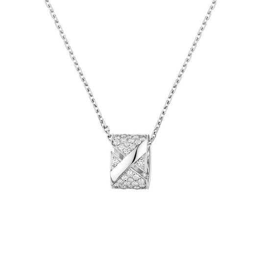 [Sophire]LIENS EVIDENCE DIAMOND PAVED NECKLACE