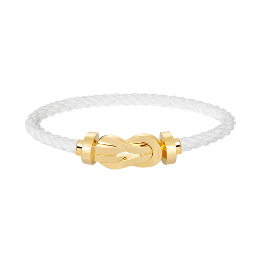[Sophire]LARGE 8-FIGURE BUCKLE BRACELET - GOLD