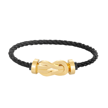 [Sophire Jewelry ]CHANCE LARGE 8 FIGURE BUCKLE NO DIAMOND BRACELET GOLD