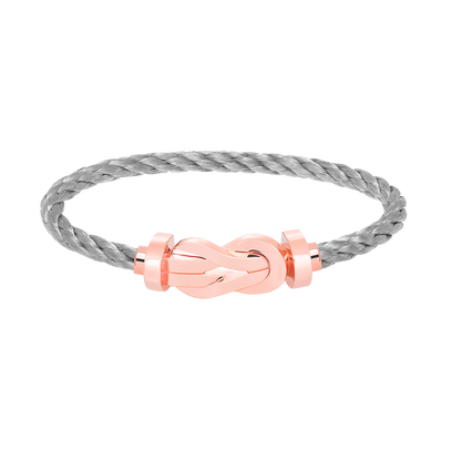 [Sophire Jewelry ]CHANCE LARGE 8 FIGURE BUCKLE NO DIAMOND BRACELET ROSE GOLD