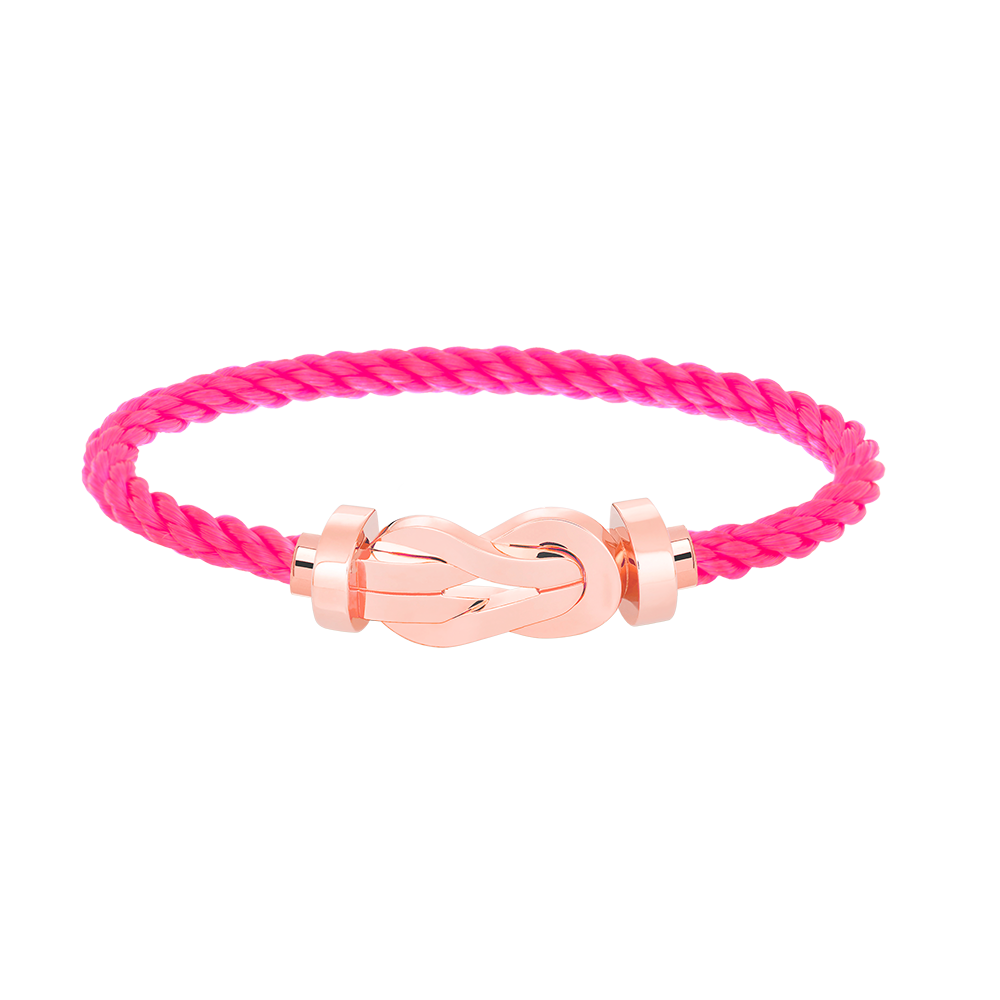 [Sophire Jewelry ]CHANCE LARGE 8 FIGURE BUCKLE NO DIAMOND BRACELET ROSE GOLD