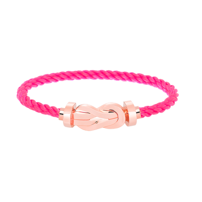 [Sophire Jewelry ]CHANCE LARGE 8 FIGURE BUCKLE NO DIAMOND BRACELET ROSE GOLD
