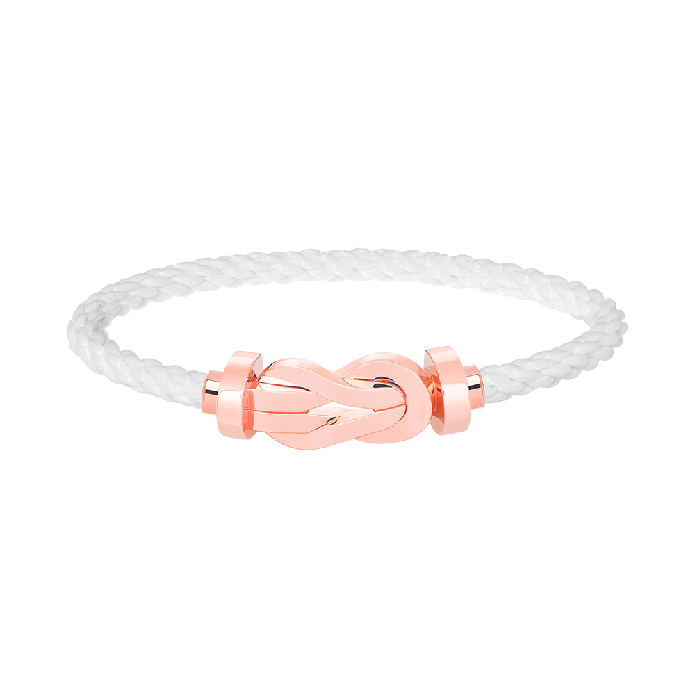 [Sophire Jewelry ]CHANCE LARGE 8 FIGURE BUCKLE NO DIAMOND BRACELET ROSE GOLD