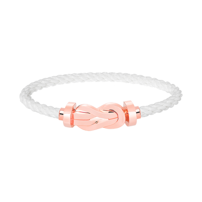 [Sophire Jewelry ]CHANCE LARGE 8 FIGURE BUCKLE NO DIAMOND BRACELET ROSE GOLD