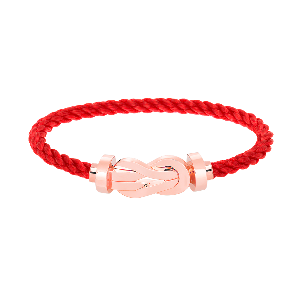 [Sophire Jewelry ]CHANCE LARGE 8 FIGURE BUCKLE NO DIAMOND BRACELET ROSE GOLD