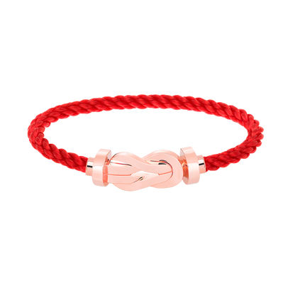 [Sophire Jewelry ]CHANCE LARGE 8 FIGURE BUCKLE NO DIAMOND BRACELET ROSE GOLD