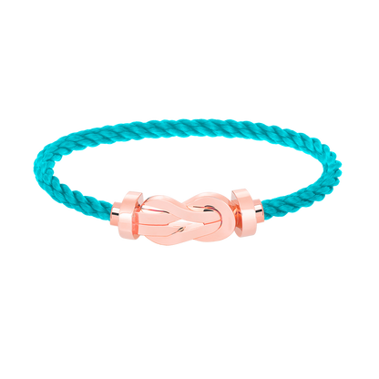 [Sophire Jewelry ]CHANCE LARGE 8 FIGURE BUCKLE NO DIAMOND BRACELET ROSE GOLD