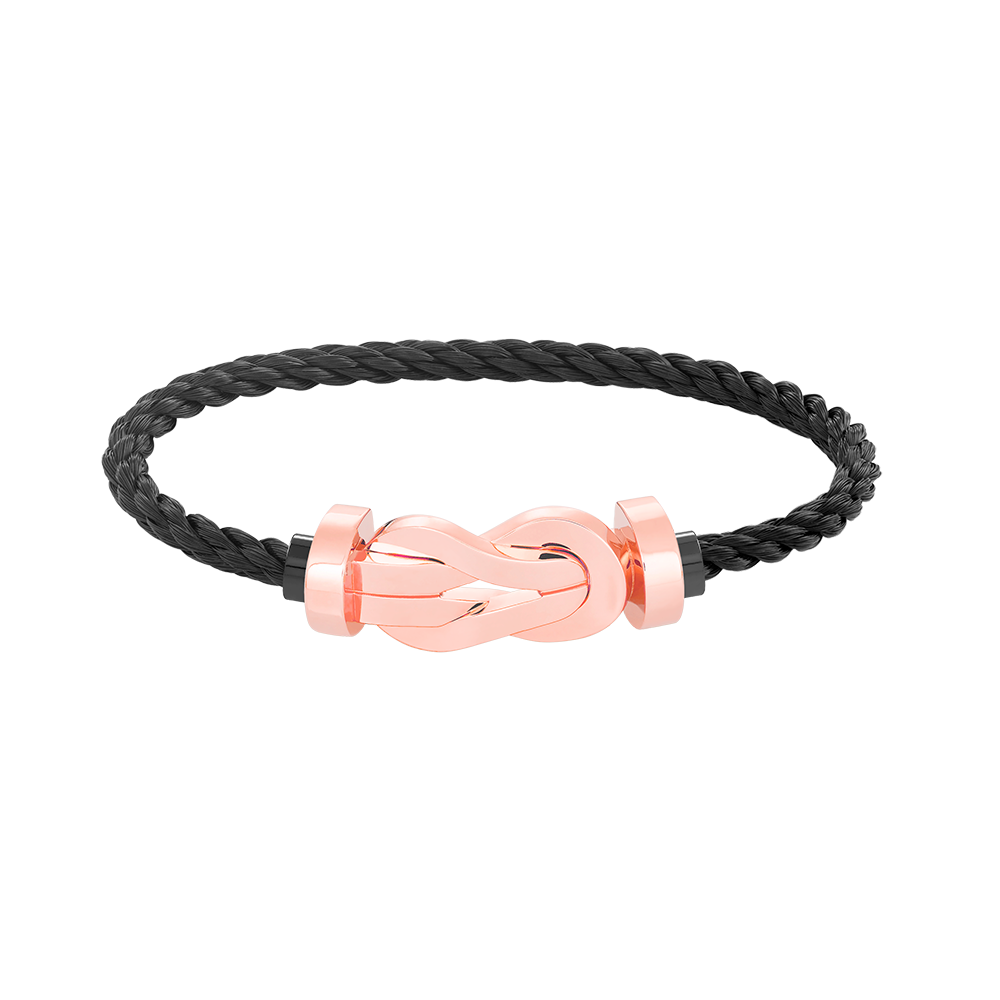 [Sophire Jewelry ]CHANCE LARGE 8 FIGURE BUCKLE NO DIAMOND BRACELET ROSE GOLD