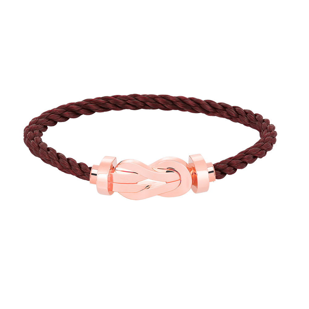[Sophire Jewelry ]CHANCE LARGE 8 FIGURE BUCKLE NO DIAMOND BRACELET ROSE GOLD
