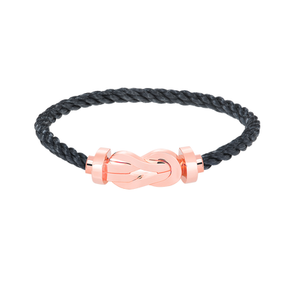 [Sophire Jewelry ]CHANCE LARGE 8 FIGURE BUCKLE NO DIAMOND BRACELET ROSE GOLD