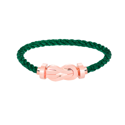 [Sophire Jewelry ]CHANCE LARGE 8 FIGURE BUCKLE NO DIAMOND BRACELET ROSE GOLD