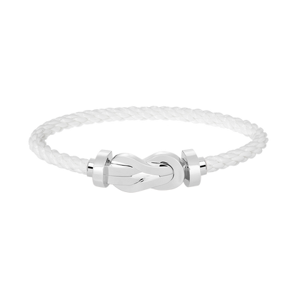 [Sophire Jewelry ]CHANCE LARGE 8 FIGURE BUCKLE NO DIAMOND BRACELET SILVER