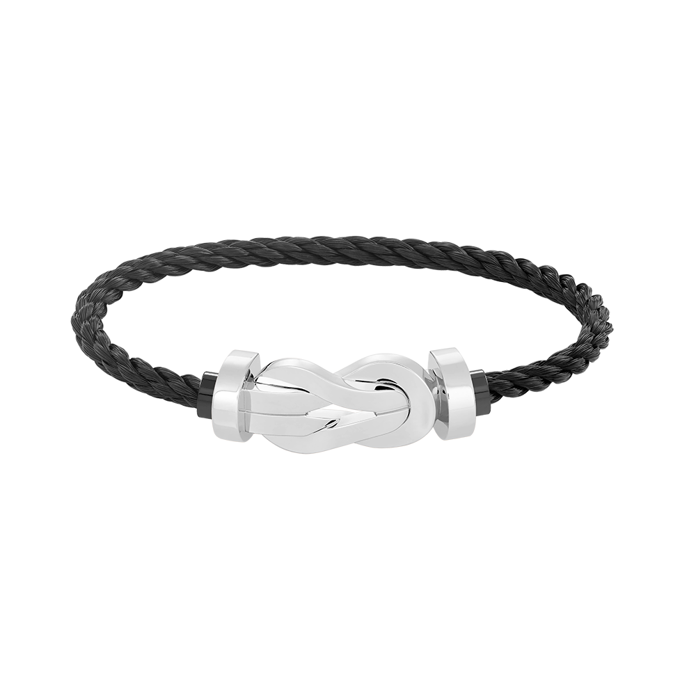 [Sophire Jewelry ]CHANCE LARGE 8 FIGURE BUCKLE NO DIAMOND BRACELET SILVER