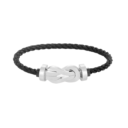 [Sophire Jewelry ]CHANCE LARGE 8 FIGURE BUCKLE NO DIAMOND BRACELET SILVER