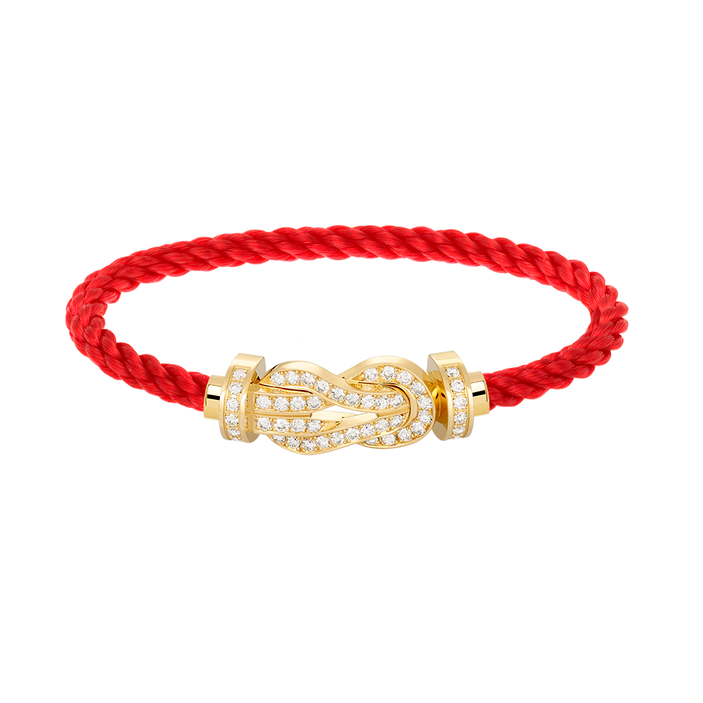 [Sophire Jewelry ]CHANCE LARGE 8 FIGURE BUCKLE FULLDIAMOND BRACELET GOLD