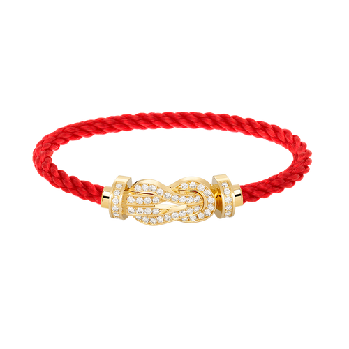 [Sophire Jewelry ]CHANCE LARGE 8 FIGURE BUCKLE FULLDIAMOND BRACELET GOLD
