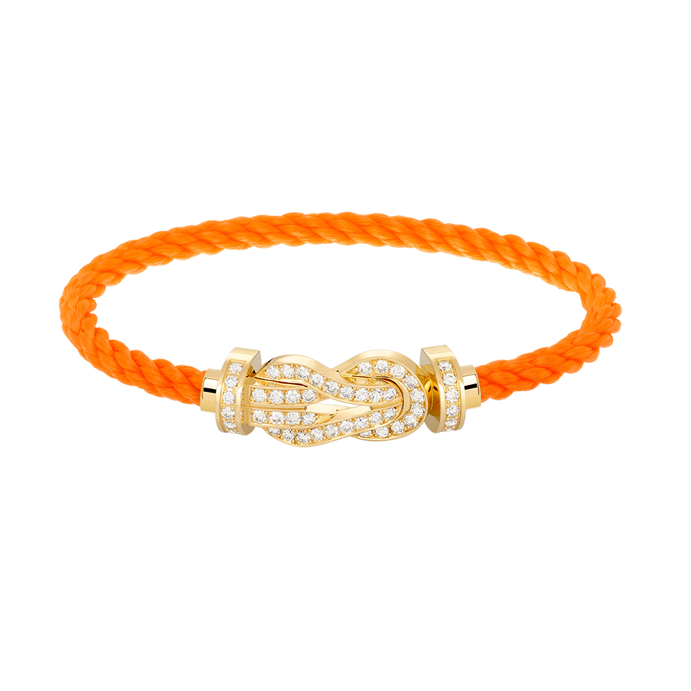 [Sophire Jewelry ]CHANCE LARGE 8 FIGURE BUCKLE FULLDIAMOND BRACELET GOLD