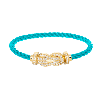 [Sophire Jewelry ]CHANCE LARGE 8 FIGURE BUCKLE FULLDIAMOND BRACELET GOLD
