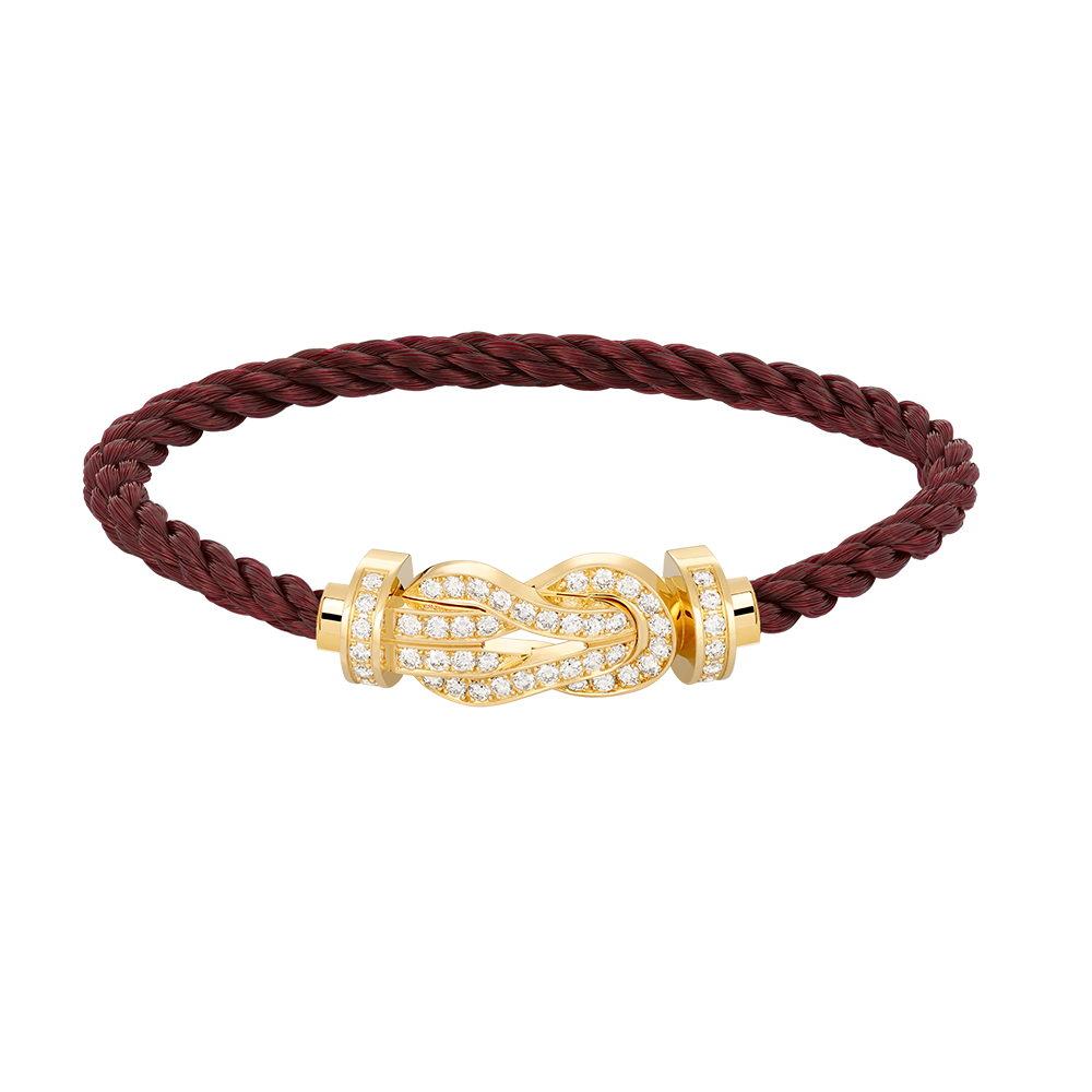 [Sophire Jewelry ]CHANCE LARGE 8 FIGURE BUCKLE FULLDIAMOND BRACELET GOLD
