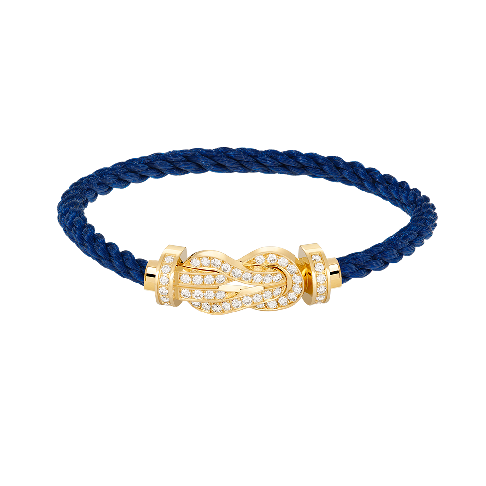 [Sophire Jewelry ]CHANCE LARGE 8 FIGURE BUCKLE FULLDIAMOND BRACELET GOLD