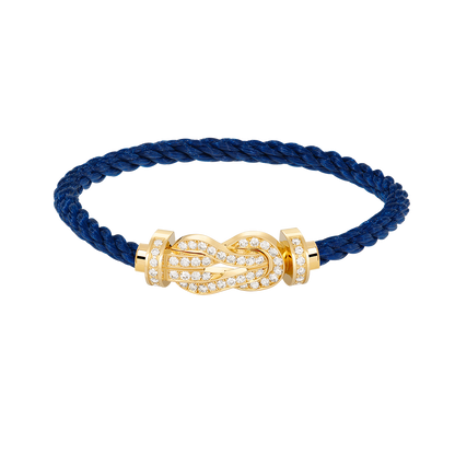 [Sophire Jewelry ]CHANCE LARGE 8 FIGURE BUCKLE FULLDIAMOND BRACELET GOLD