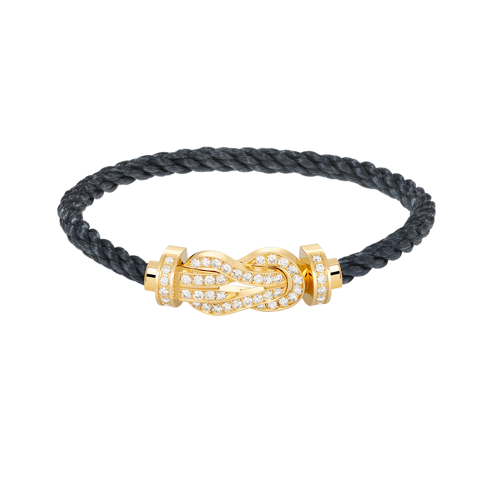 [Sophire Jewelry ]CHANCE LARGE 8 FIGURE BUCKLE FULLDIAMOND BRACELET GOLD
