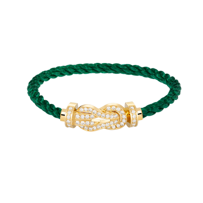 [Sophire Jewelry ]CHANCE LARGE 8 FIGURE BUCKLE FULLDIAMOND BRACELET GOLD