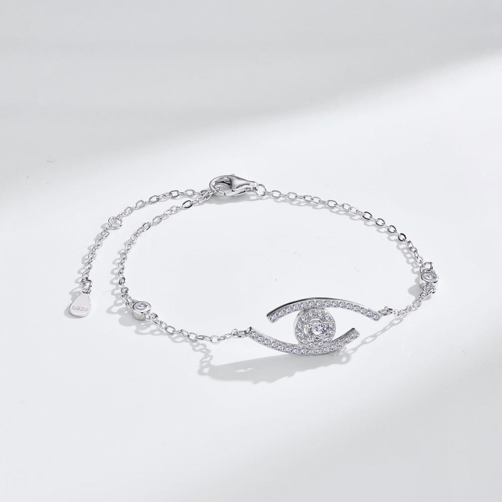 [Sophire Jewelry]Lucky Eye Pave-Set Diamond Bracelet