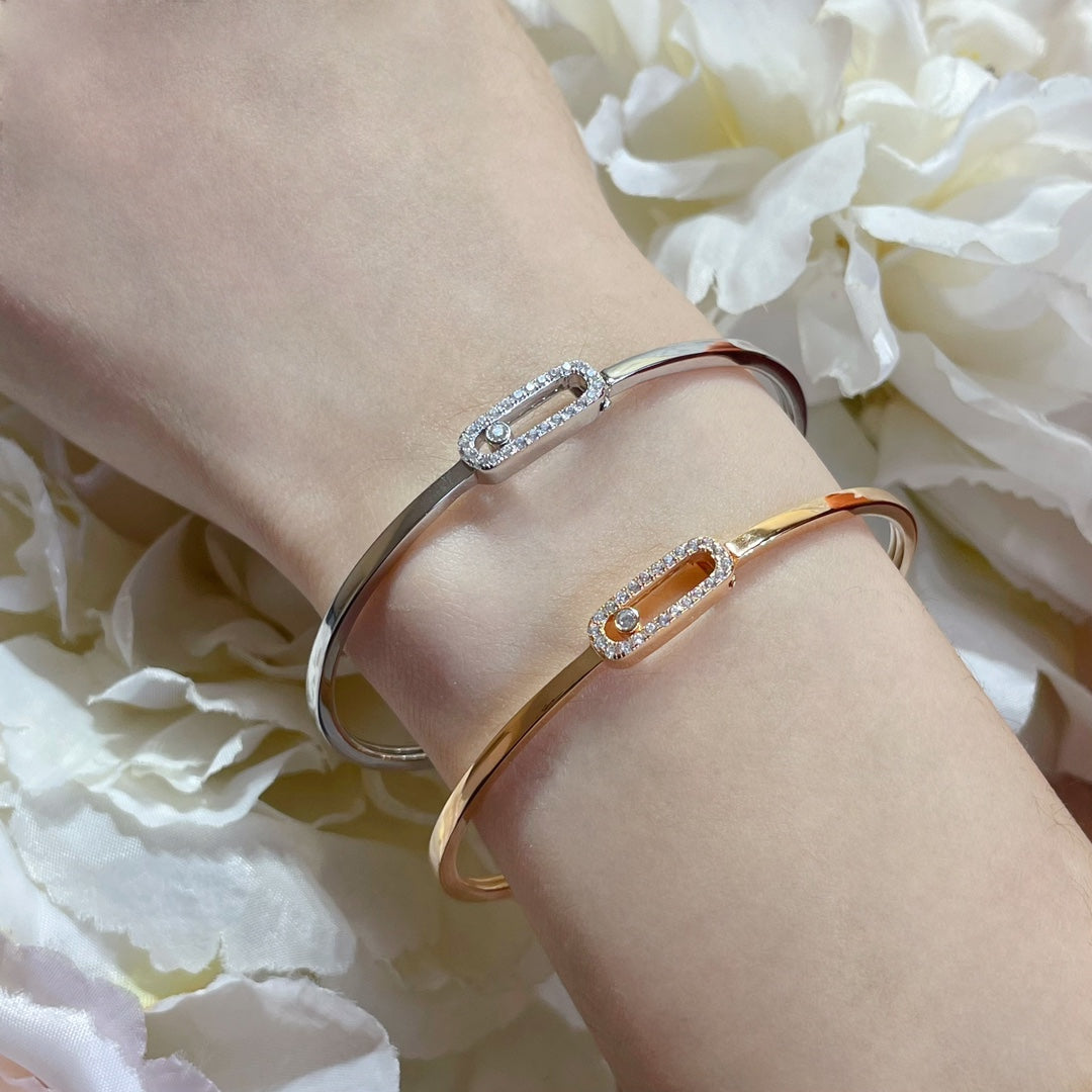 [Sophire Jewelry]Move Uno pavé flex bangle medium