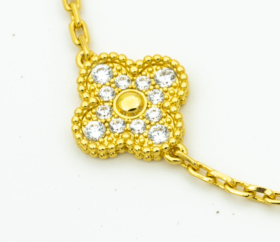 [Sophire Jewelry ] CLOVER 5 MOTIF LASER BRACELET COLLECTION