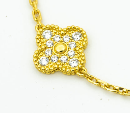 [Sophire Jewelry ] CLOVER 5 MOTIF LASER BRACELET COLLECTION
