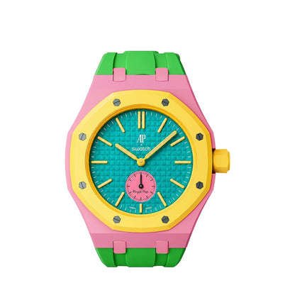 [Sophire]Royal Oak Pop Exclusive Bioceramic Case & Silicone Strap Mix Color