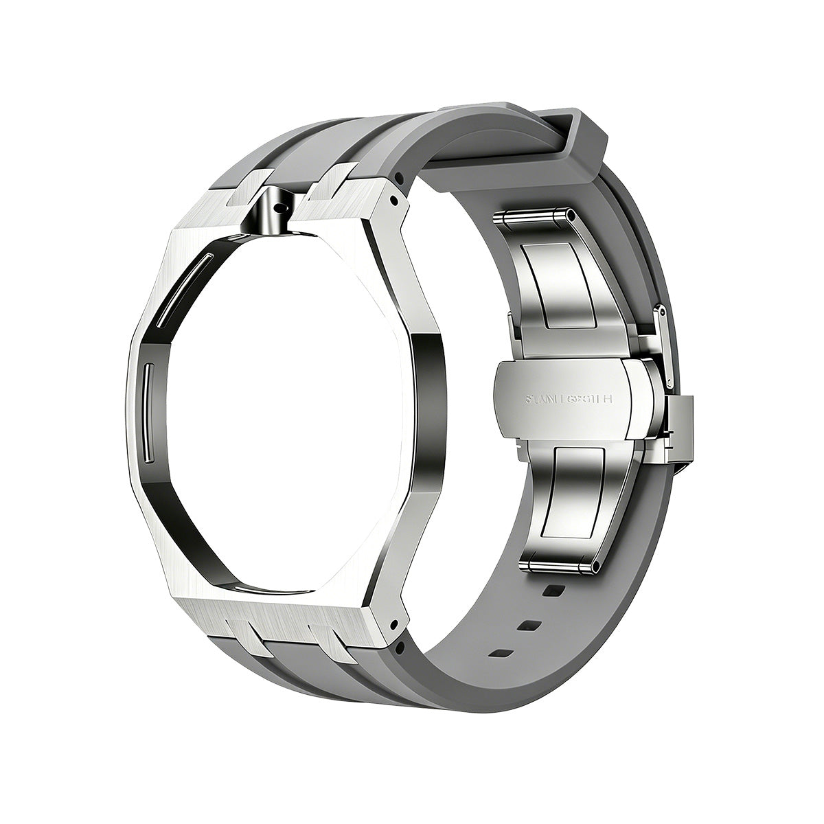 [Sophire]OAK POP GRAY STEEL SILICONE STRAP