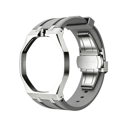 [Sophire]OAK POP GRAY STEEL SILICONE STRAP