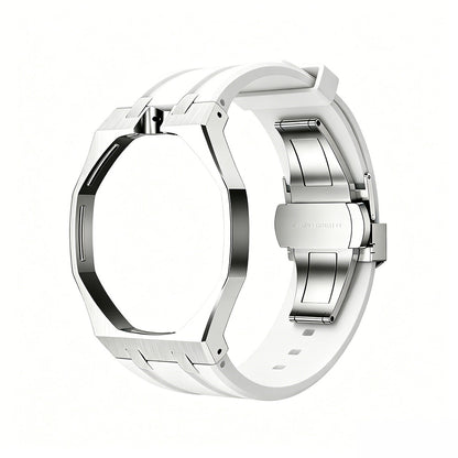 [Sophire]OAK POP WHITE STEEL SILICONE STRAP