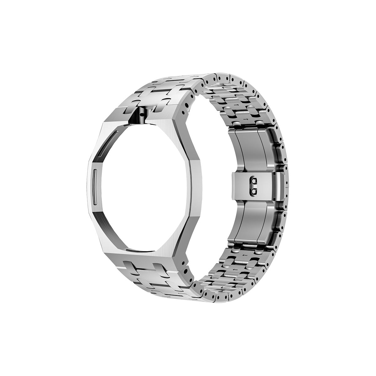 [Sophire]OAK POP EXCLUSIVE SILVER STEEL STRAP