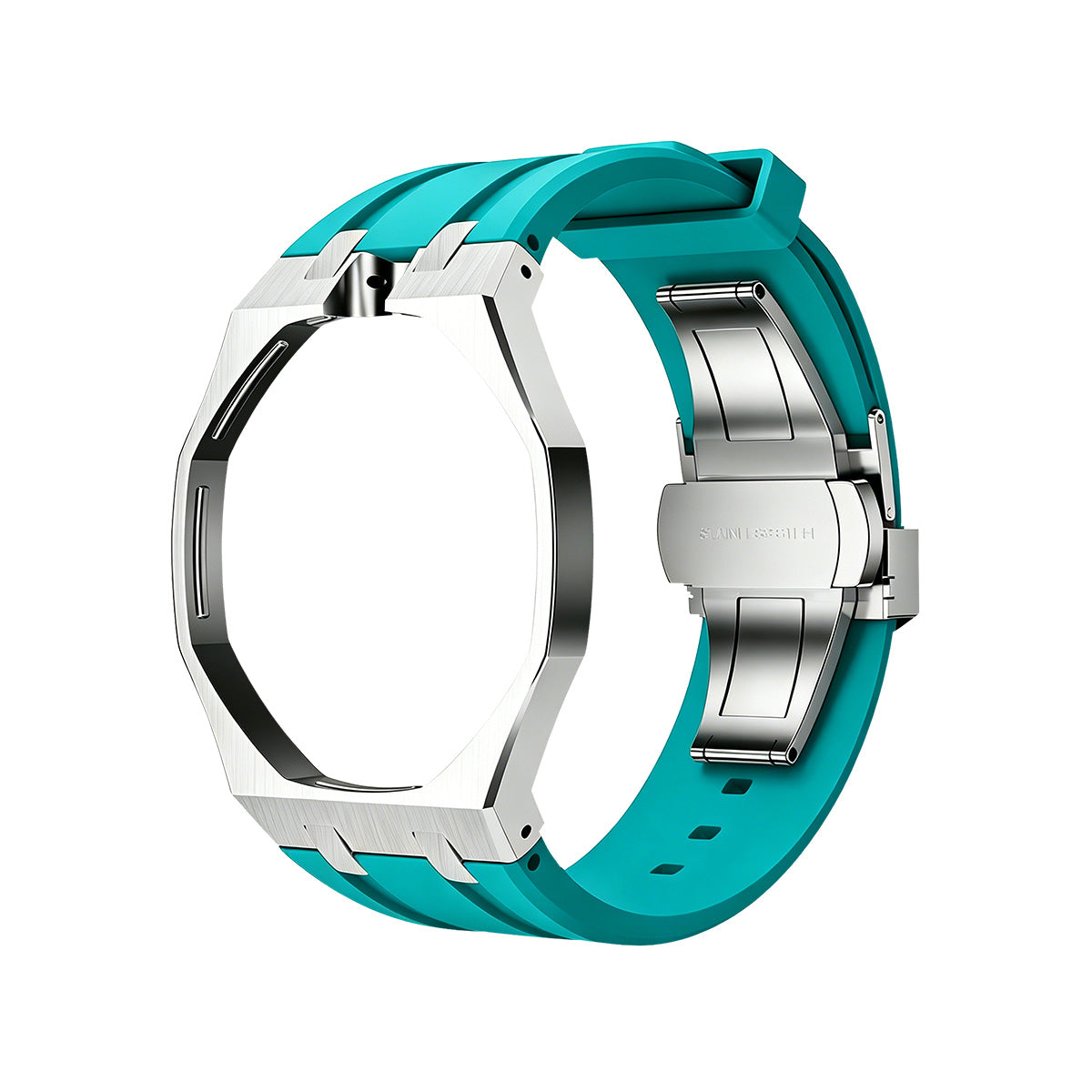 [Sophire]OAK POP SKY BLUE STEEL SILICONE STRAP