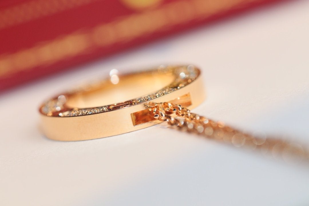 [Sophire Jewelry ]LOVE NECKLACE ADJUSTABLE ROSE GOLD