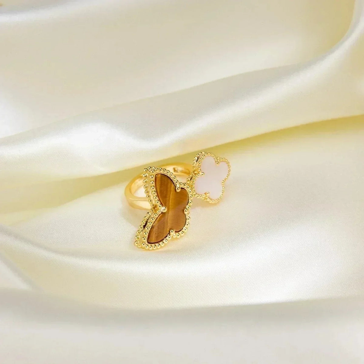 [Sophire Jewelry ]LUCKY BETWEEN THE FINGER RING