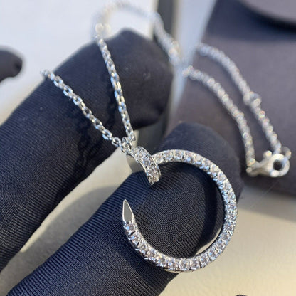 [Sophire Jewelry ]JUSTE NECKLACE SILVER DIAMONDS