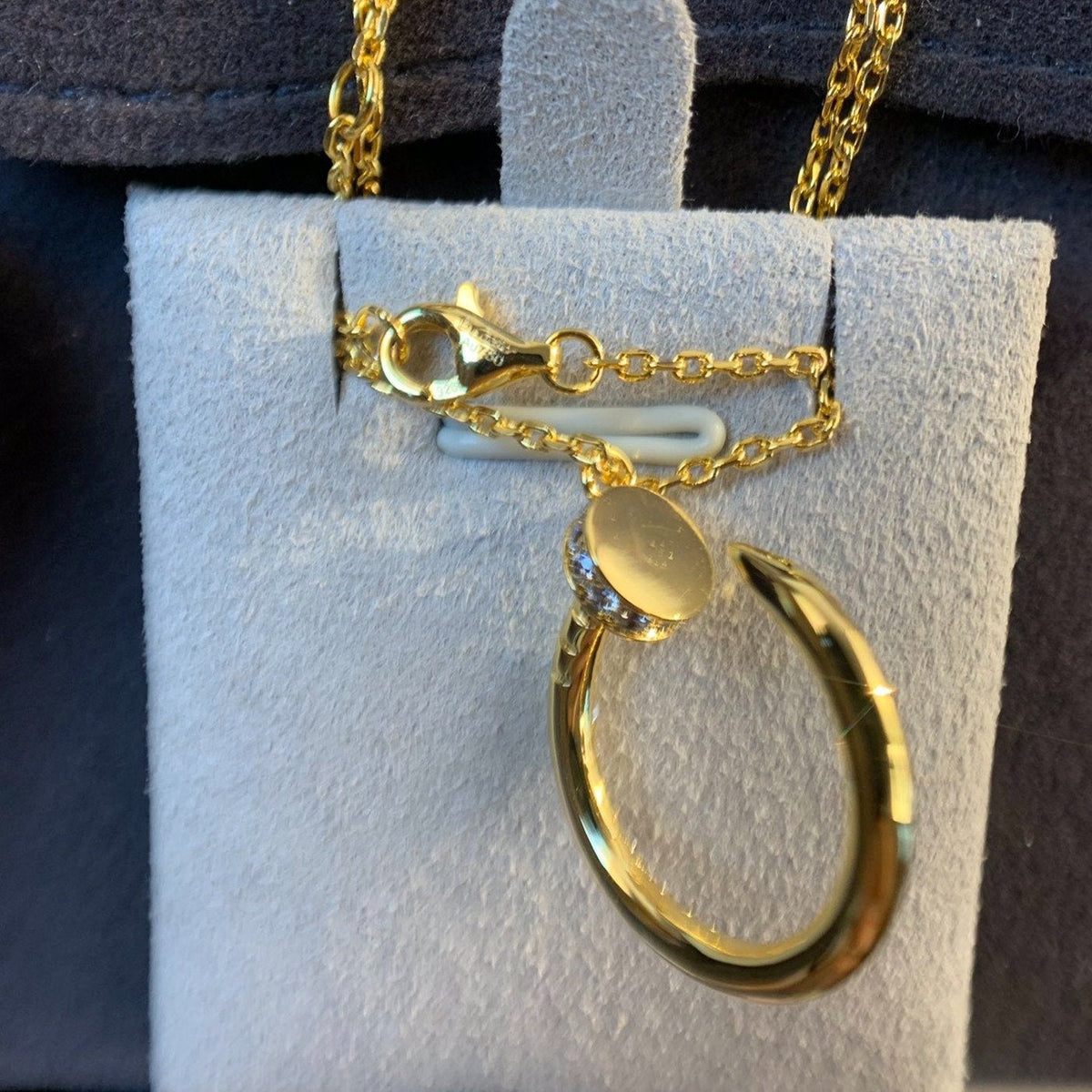 [Sophire Jewelry ]JUSTE NECKLACE GOLD DIAMONDS
