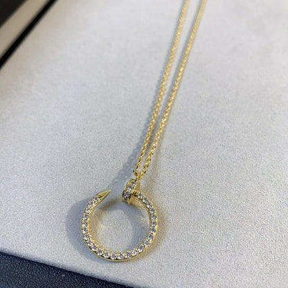 [Sophire Jewelry ]JUSTE NECKLACE GOLD DIAMONDS