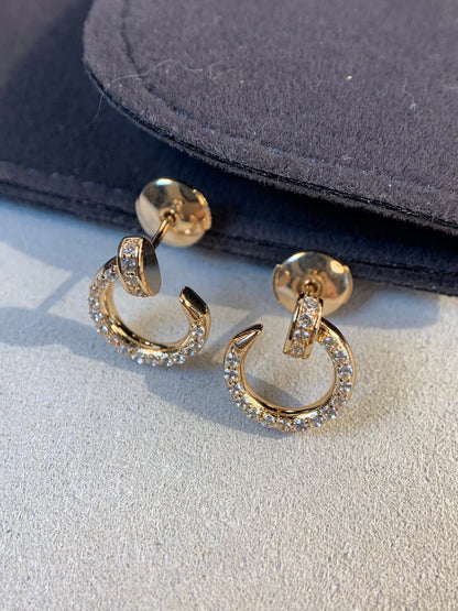 [Sophire Jewelry ]JUSTE EARRINGS GOLD DIAMONDS