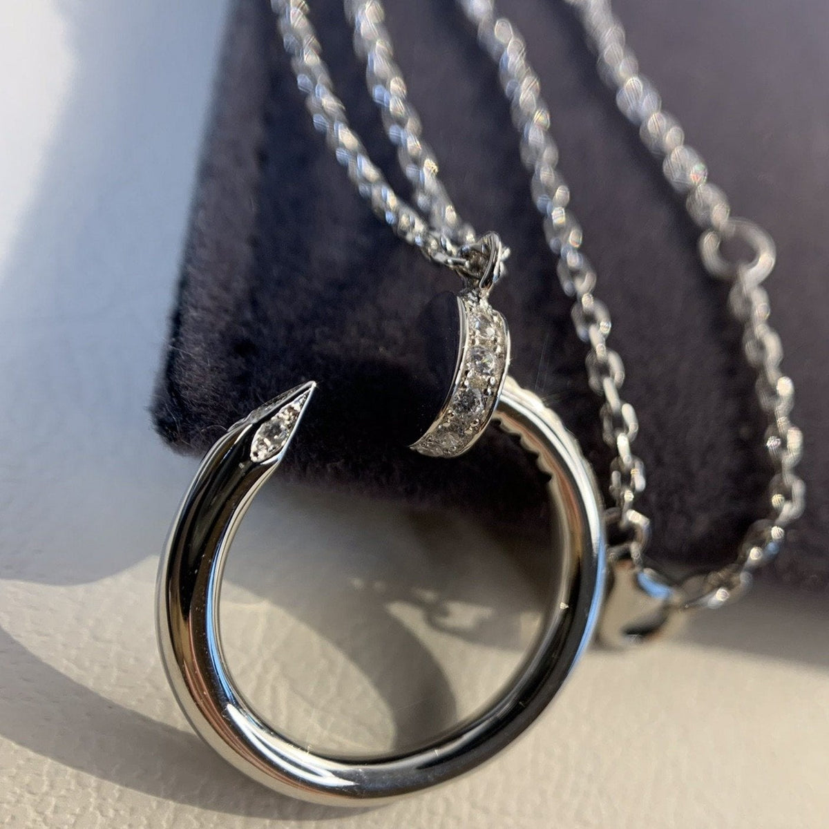 [Sophire Jewelry ]JUSTE NECKLACE SILVER