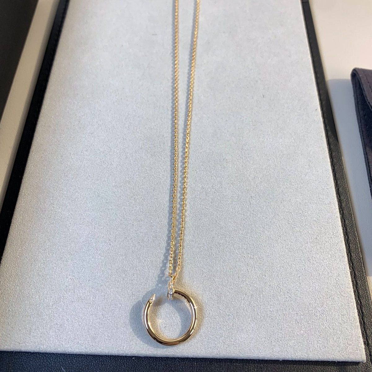 [Sophire Jewelry ]JUSTE NECKLACE PINK GOLD
