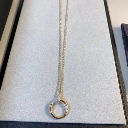 [Sophire Jewelry ]JUSTE NECKLACE PINK GOLD