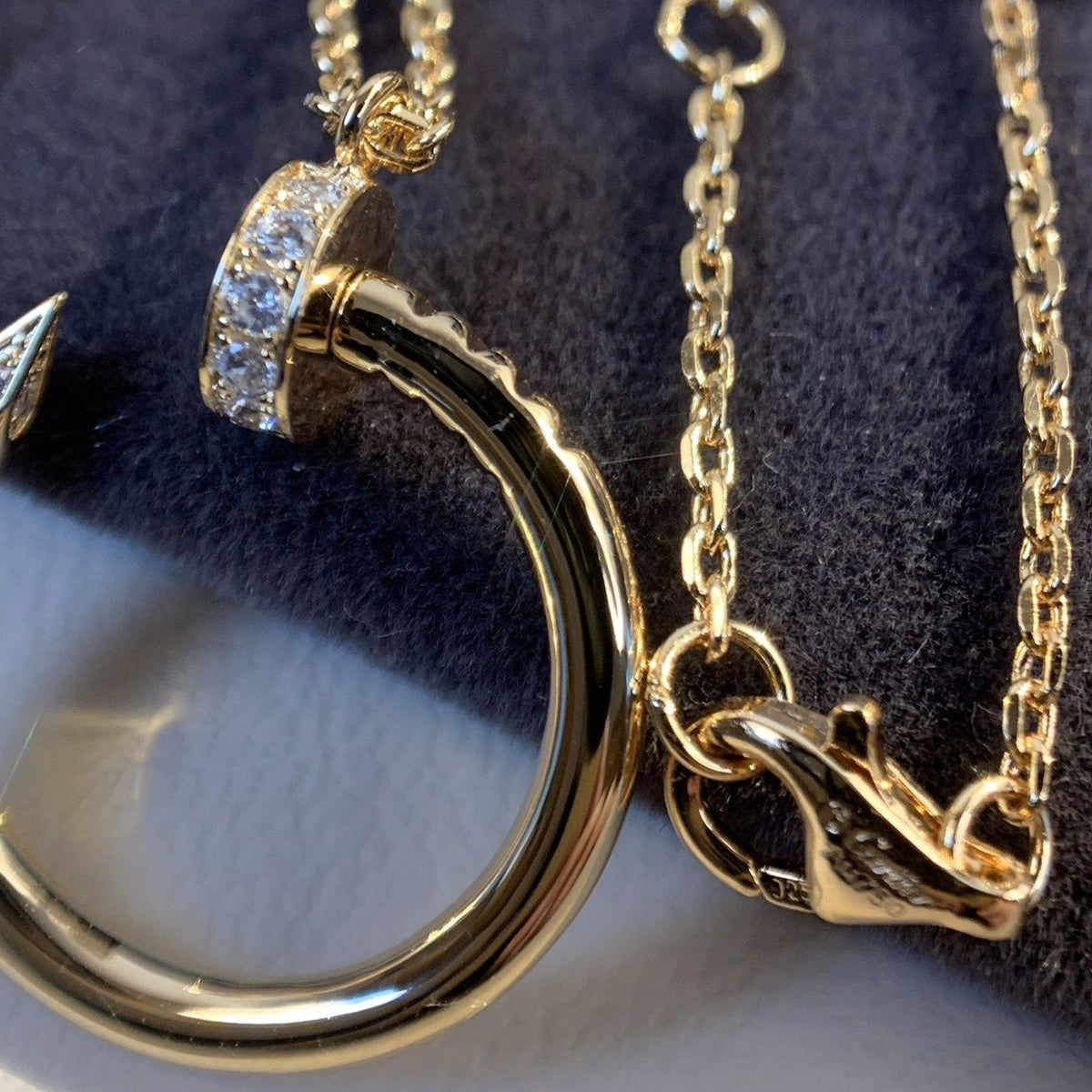 [Sophire Jewelry ]JUSTE NECKLACE PINK GOLD