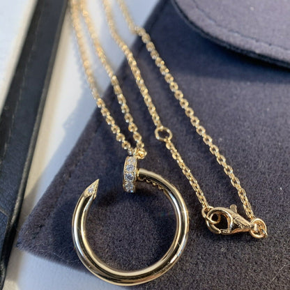 [Sophire Jewelry ]JUSTE NECKLACE PINK GOLD