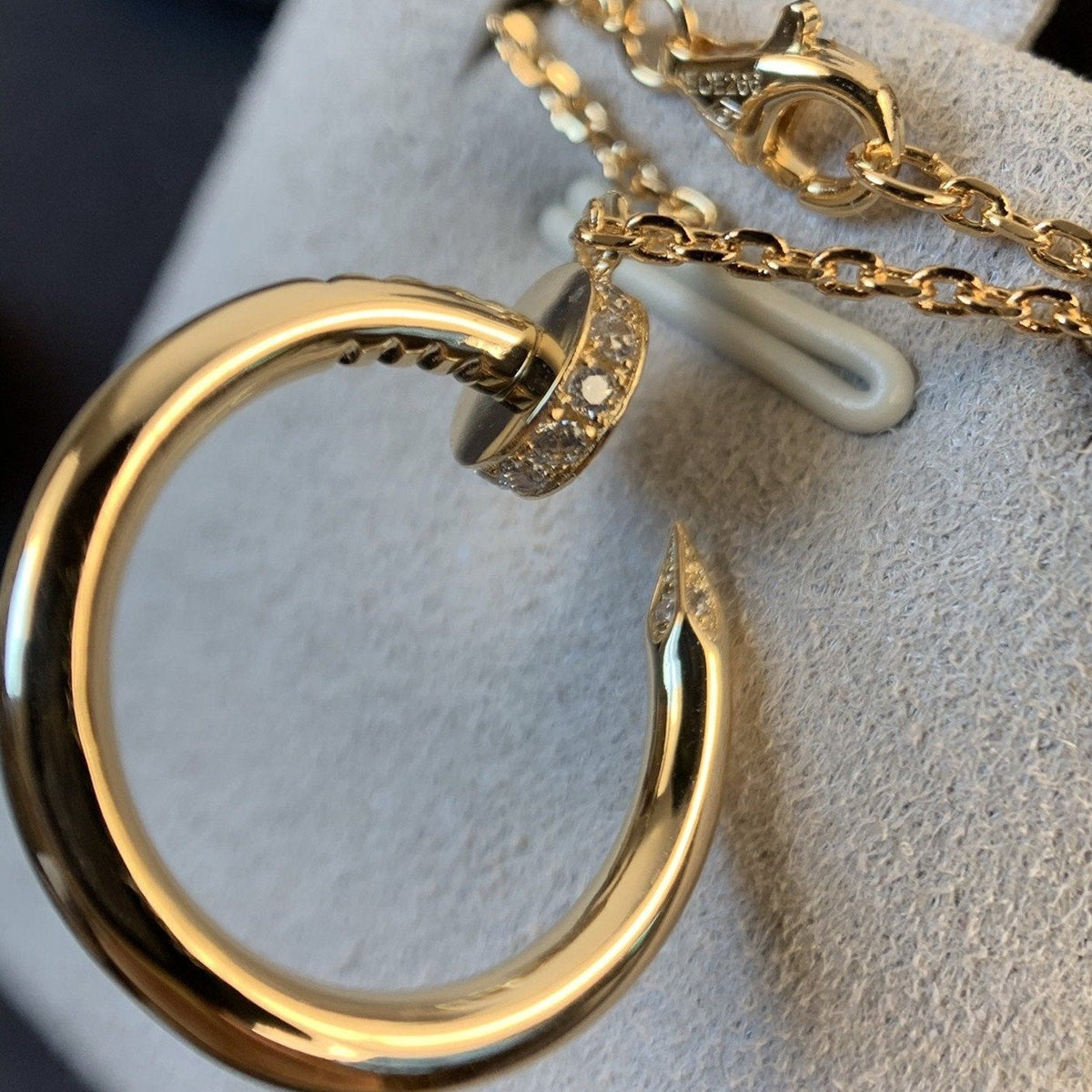 [Sophire Jewelry ]JUSTE NECKLACE PINK GOLD
